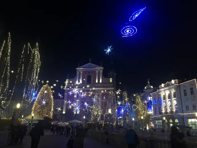 The Festive Lights in Ljubljana livestream tour
